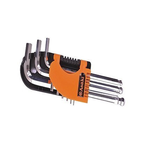 Bộ lục giác bi dài xi bóng 1.5 – 10mm
(9 cây) AK-0194