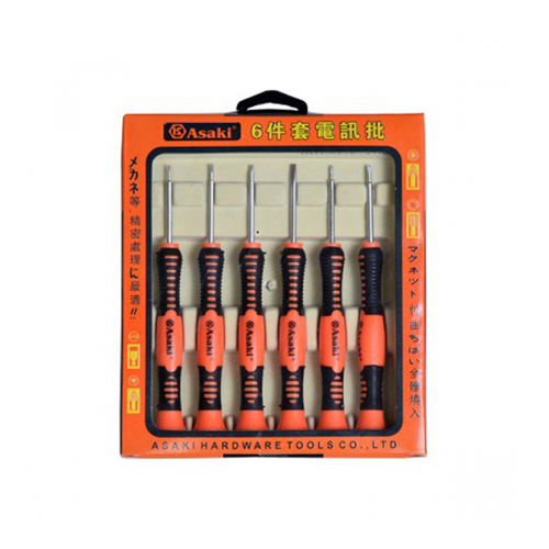 Bộ tua vít viễn thông 6 chi tiết AK-9075