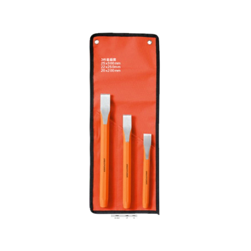 Bộ đục sắt mũi dẹp
(thép chrome vanadium) 20 x 16 x 200mm
22 x 20 x 250mm
25 x 22 x 300mm AK-9629