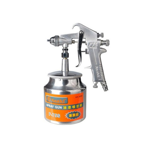 Súng phun sơn: 750ml Áp lực khí: 3.0 – 5.0 Mpa F-75S Đầu phun: 1.5mm AK-4024