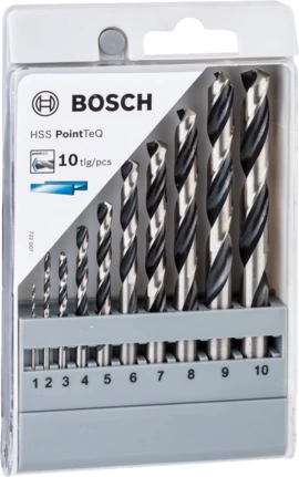 BOSCH 2608577348
Bộ mũi khoan
HSS 10 mũi,1-10 mm