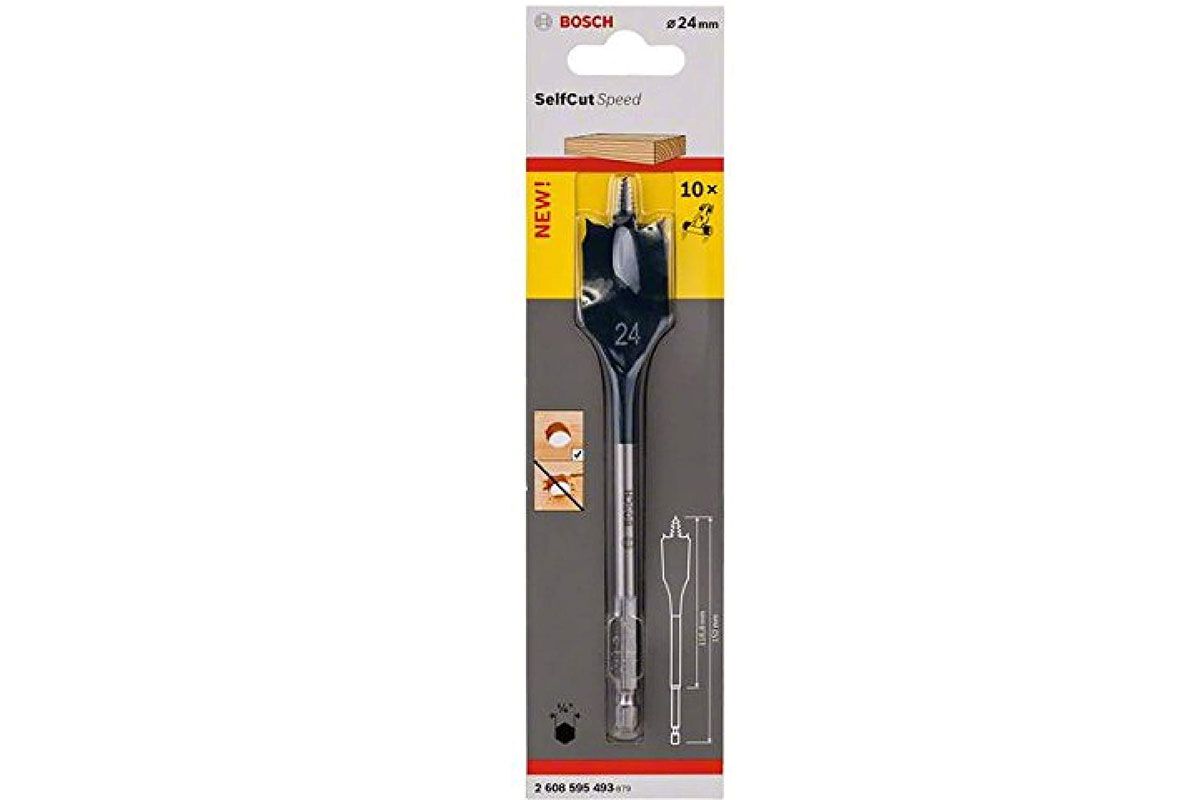 BOSCH 2608595493
Mũi khoét gỗ đuôi cá SELFCUT 24x152mm