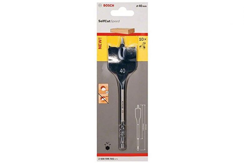 BOSCH 2608595502
Mũi khoét gỗ đuôi cá SELFCUT 40x152mm