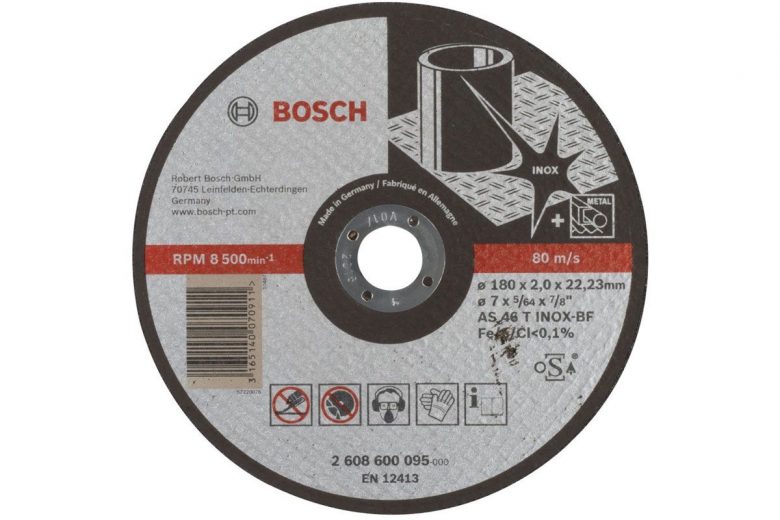 BOSCH 2608600095
Đá cắt 180x2x22.2mm (Inox)
