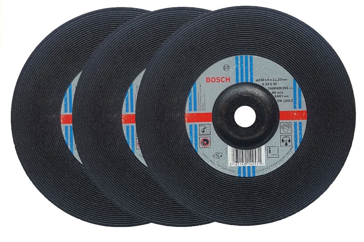 BOSCH 2608600265
Đá mài 230x6x22.2mm (sắt)
