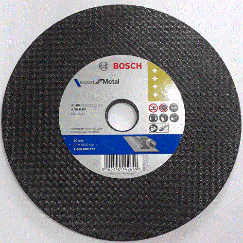 BOSCH 2608600272
Đá cắt 180x3x22.2mm (sắt)