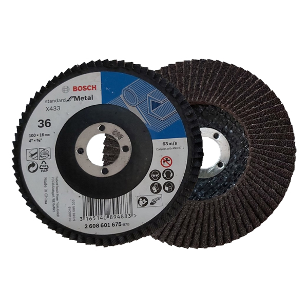 BOSCH 2608601675
Đĩa nhám xếp Alox P36 Ø100mm