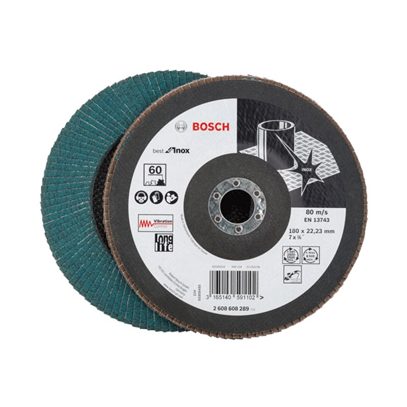 BOSCH 2608608289
Đĩa nhám xếp P60 Ø180mm