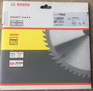 BOSCH 2608642984
Lưỡi cưa gỗ 184×25.4mm T40