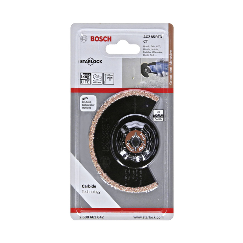 BOSCH 2608661642
Lưỡi cắt rãnh ACZ 85 RT 85mm