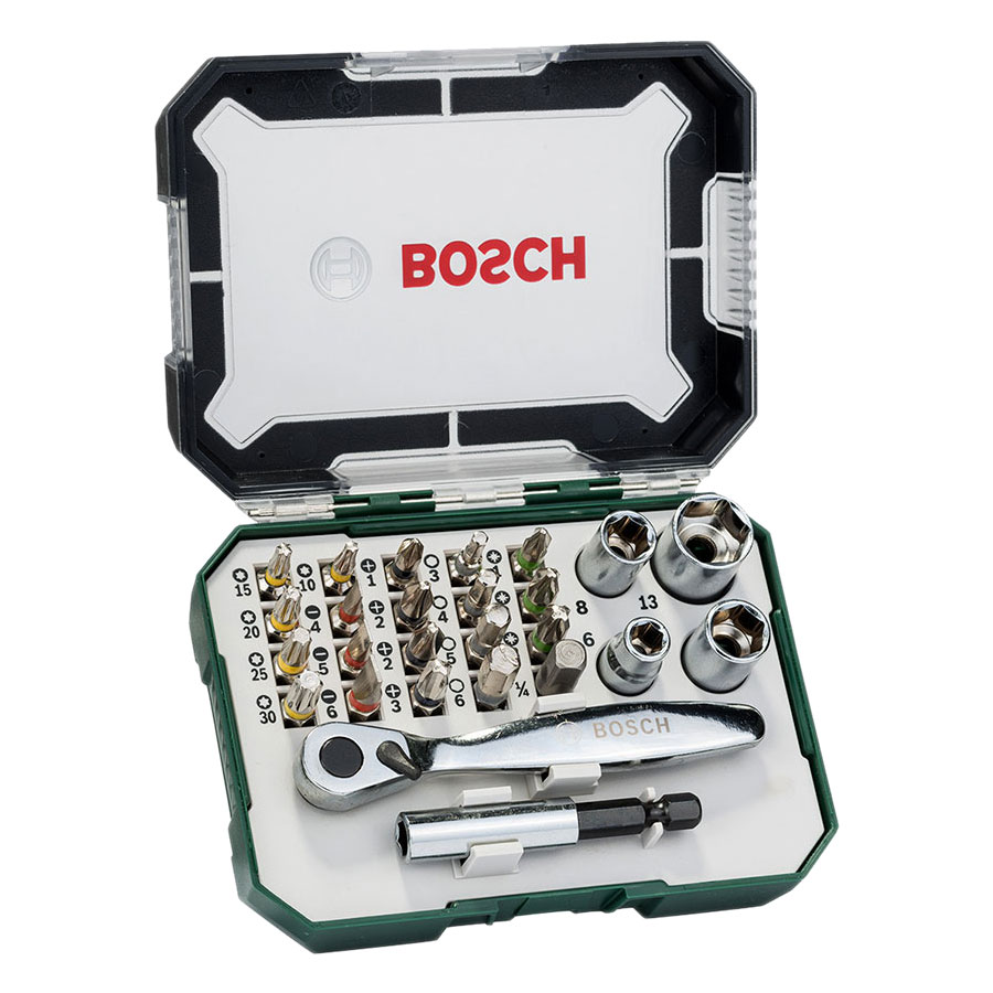 BOSCH Bộ vặn vít 26 món