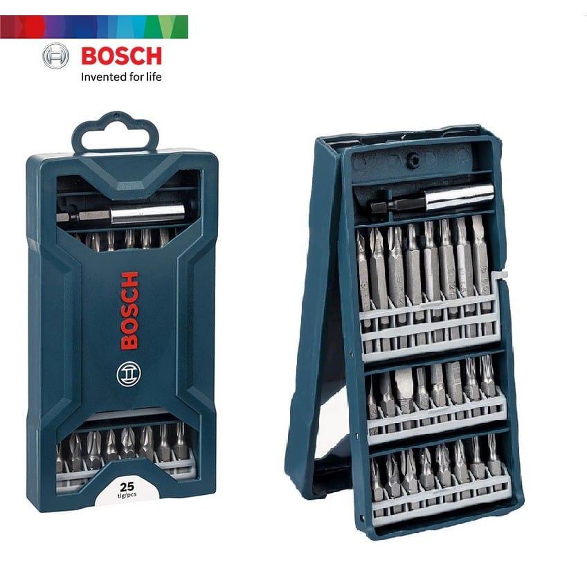 BOSCH Bộ mũi vặn vít 25 món
(xanh dương)