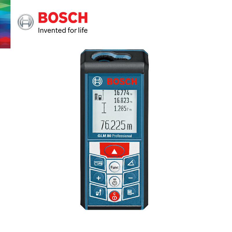 Máy đo khoảng cách kỹ thuật số (Laser) BOSCH GLM 80