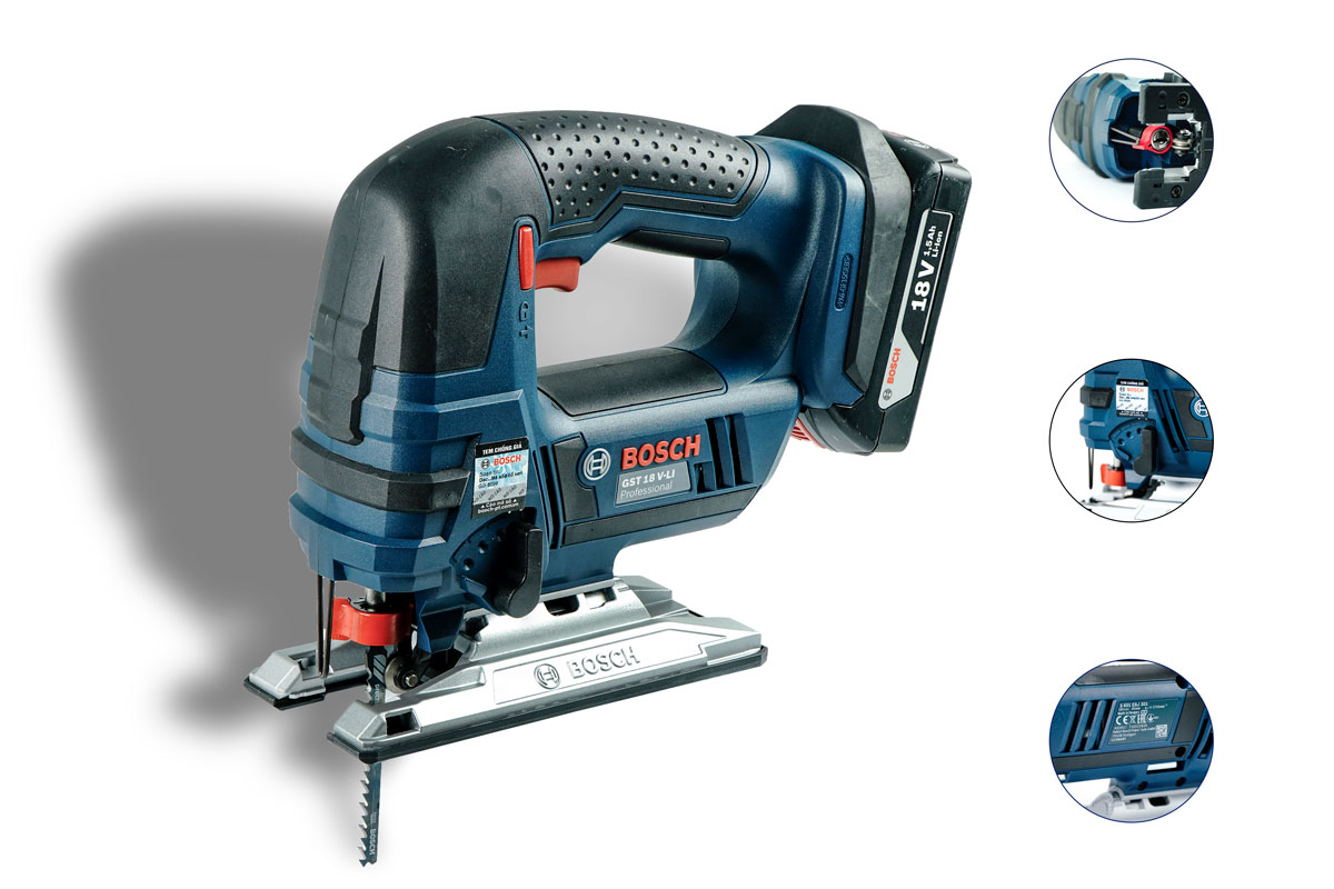 Máy cưa lọng Pin 18V BOSCH GST 18V-LI