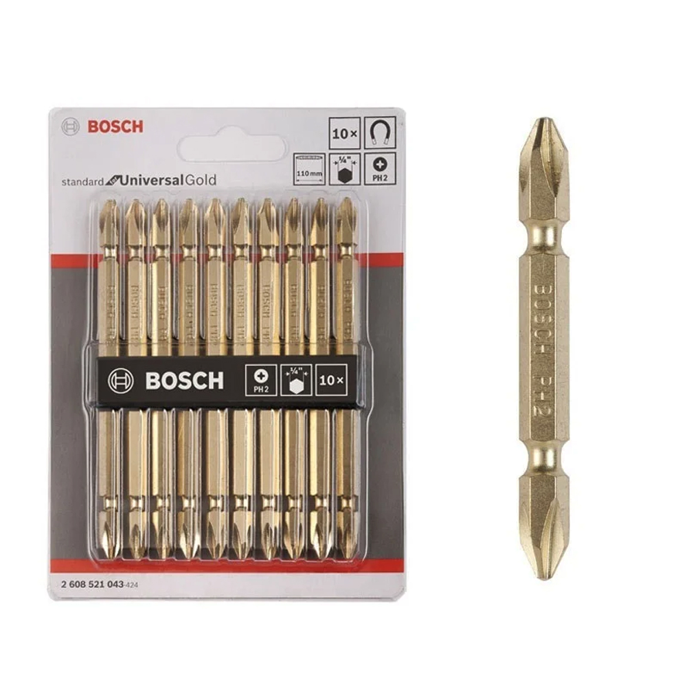 Đầu vặn vít dài (PH2-110mm) BOSCH 2608521043