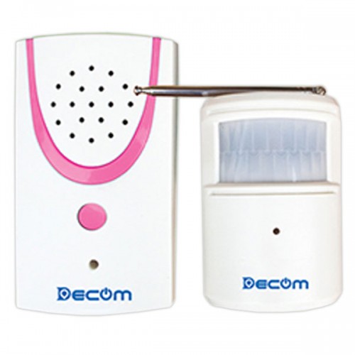 Cảm ứng báo khách không dây tích hợp 
4 đầu chuông DECOM DC-1106 SMART