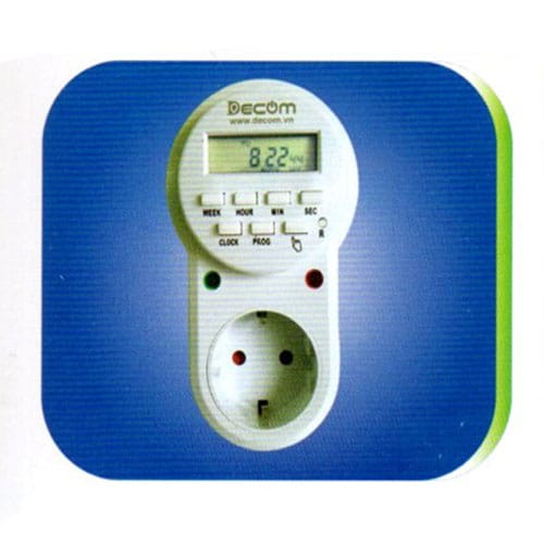 Hẹn giờ điện tử 8 lần tắt / bật DECOM DC-TG63A