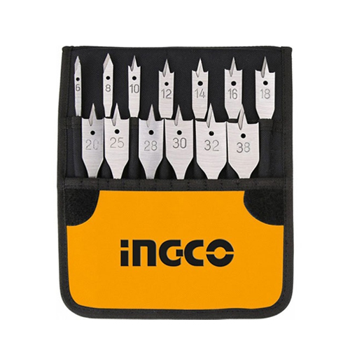 Bộ 13 mũi khoan gỗ đầu dẹp hiệu INGCO AKD41301