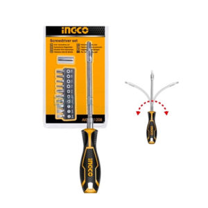 Bộ 12 tua vít thay đổi trục linh hoạt INGCO AKSDFL1208