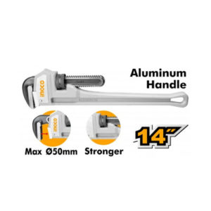 Mỏ lết mở ống chuyên dùng tay nhôm (14 “) INGCO HALPW0114