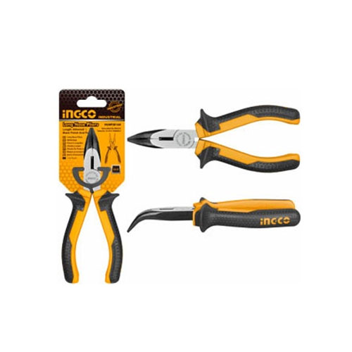 Kềm mũi cong 6″/160mm INGCO HBNP08168