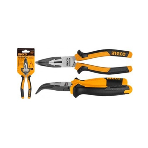 Kềm mũi nhọn mỏ cong 6″/160mm INGCO HBNP28168