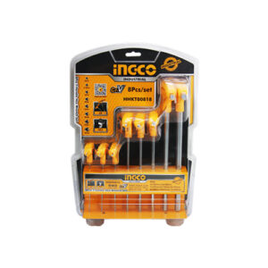 Bộ 8 chìa lục giác tay cầm chữ T INGCO HHKT80818