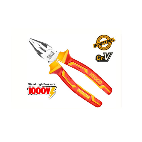 Kềm răng cách điện 6″/160mm INGCO HICP28168
