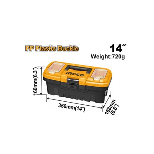 Hộp nhựa đựng công cụ 14″ (khóa nhựa) INGCO PBX1401