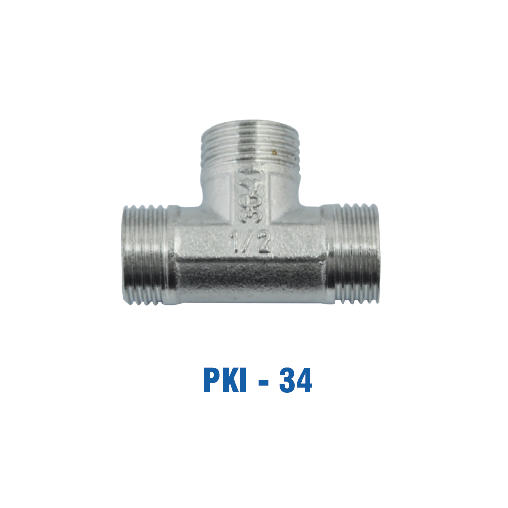 Tê 3 Răng Ngoài Inox, Ø 21 KIVA PKI-34