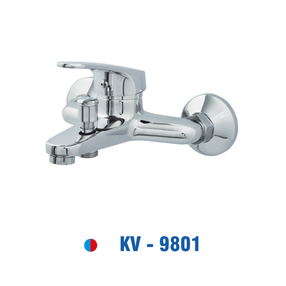 Sen Nóng Lạnh, Đồng Thau Mạ Chrôm KIVA KV-9801