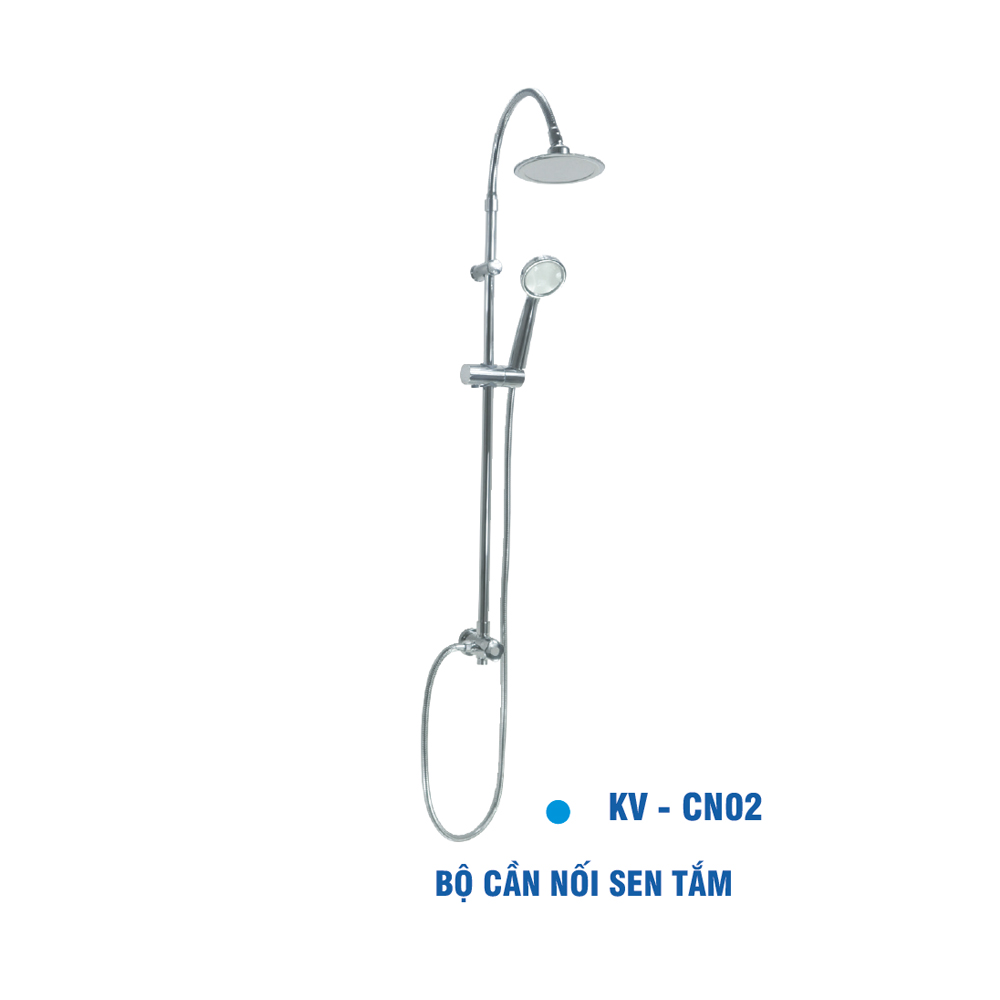 Bộ Cần Nối Sen Tắm Đồng Thau Mạ Chrôm KIVA KV-CN02