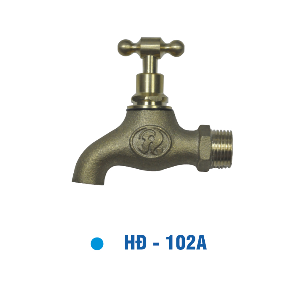 Vòi Đồng Lớn Ø 21,  Tay Vặn KIVA HD-102A