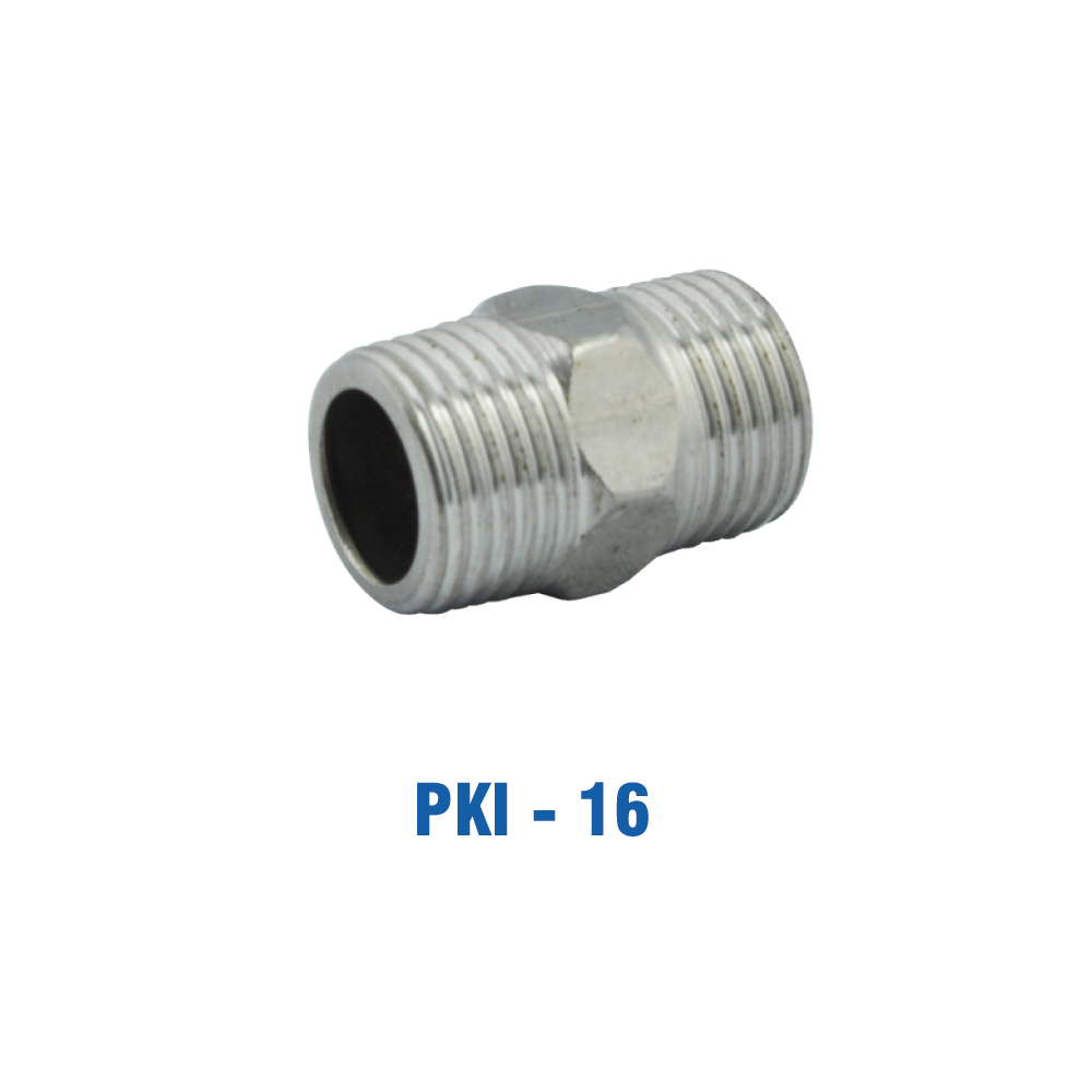 Nối 2 Đầu Răng Ngoài Inox, Ø 21 KIVA PKI-16