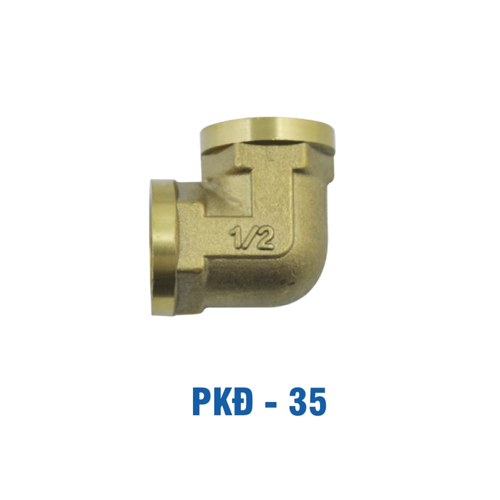 Cúc 2 Răng Trong Đồng Thau, Ø 21 KIVA PKĐ-35