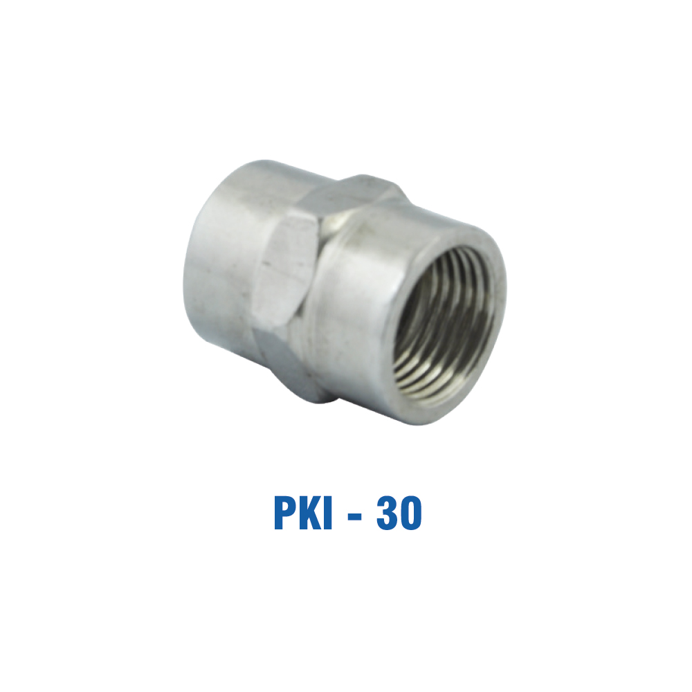 Măng Sông 2 Răng trong Inox, Ø 21 KIVA PKI-30