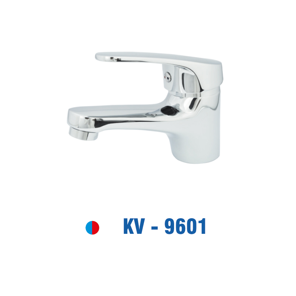 Lavabo Nóng Lạnh, Đồng Thau Mạ Chrôm KIVA KV-9601