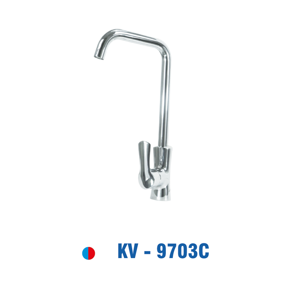 Chén Nóng Lạnh, Đồng Thau Mạ Chrôm KIVA KV-9703C