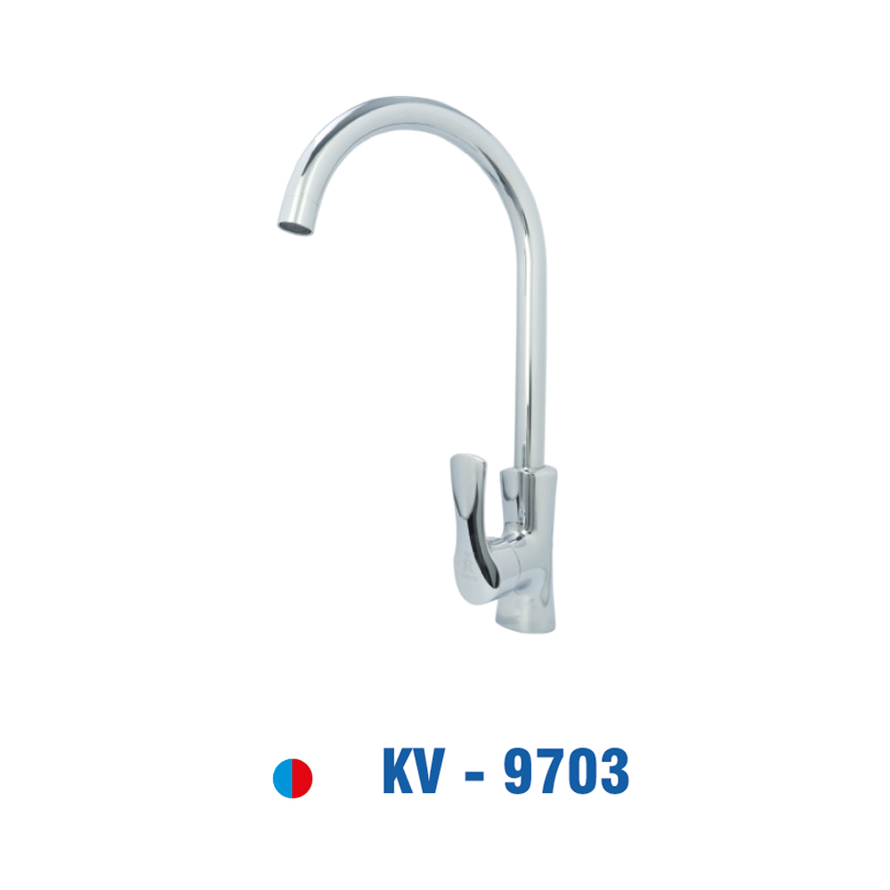 Chén Nóng Lạnh, Đồng Thau Mạ Chrôm KIVA KV-9703