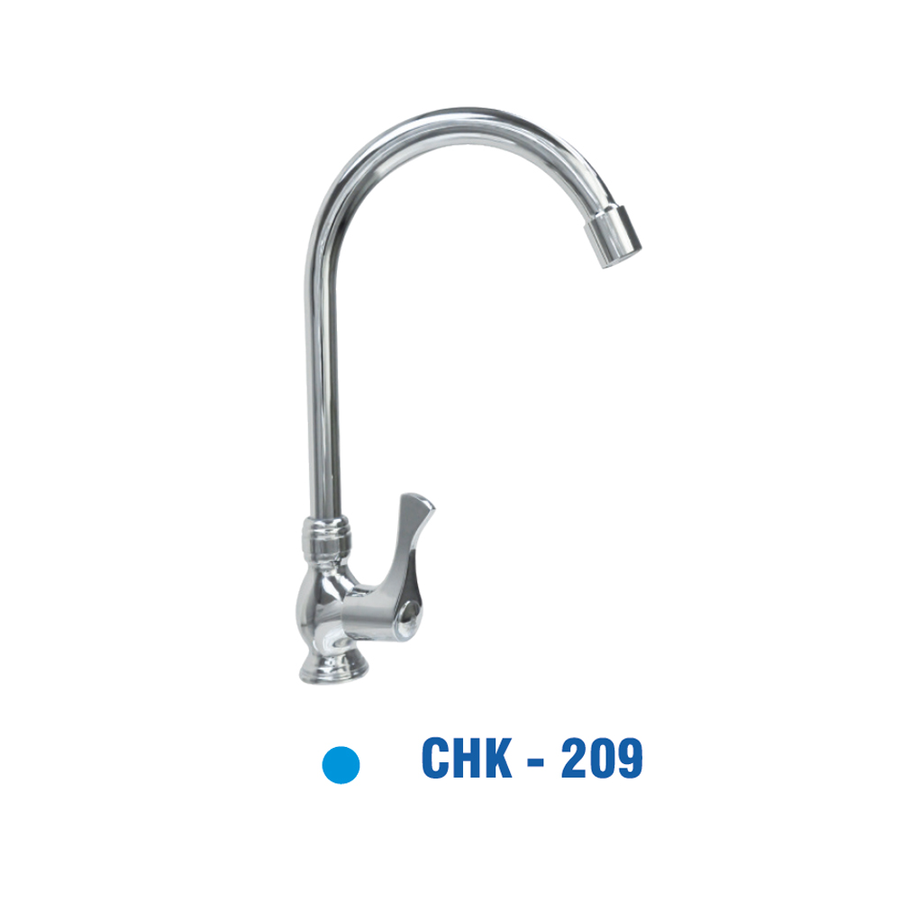 Vòi Rửa Chén Đồng Thau mạ Chrôm KIVA CHK-209