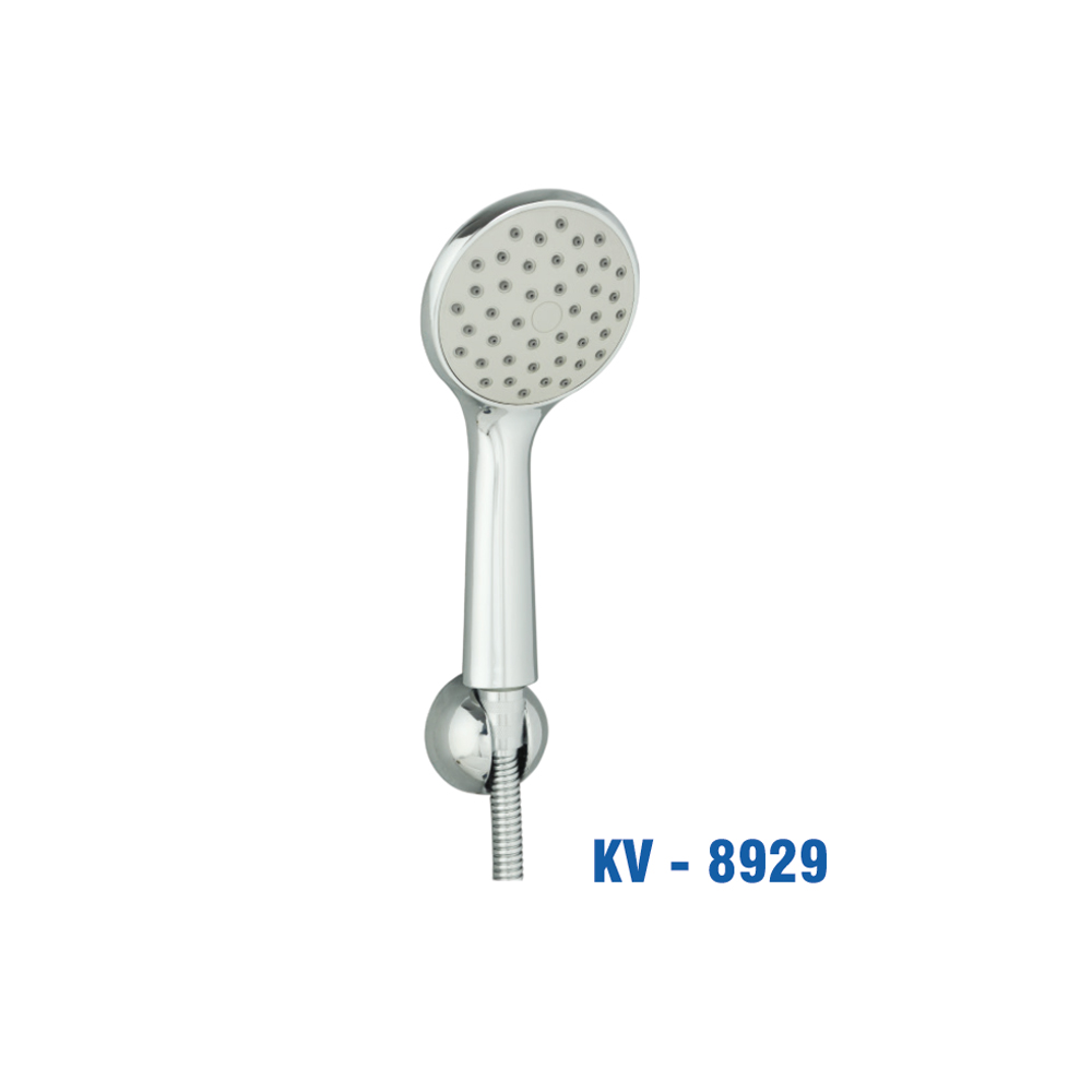 Sen Tắm Nhựa ABS Mạ Crome, Dây Inox 1.4m (Vĩ). KIVA KV-8929