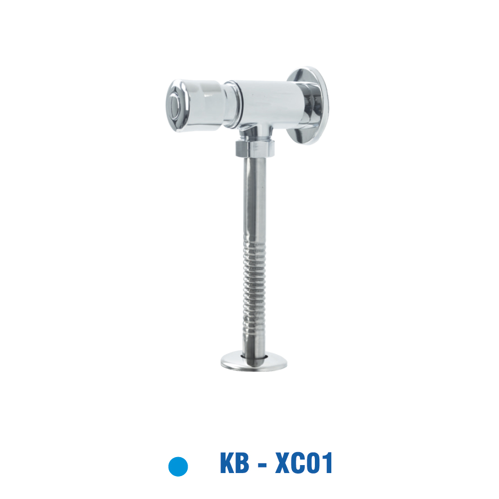 Xả Tiểu Nam Đồng Thau Mạ Chrôm KIVA KB-XC01