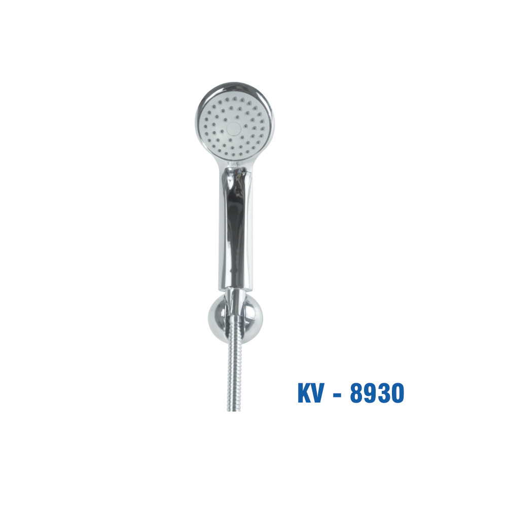 Sen Tắm Nhựa ABS Mạ Crome, Dây Inox 1.4m (Vĩ). KIVA KV-8930