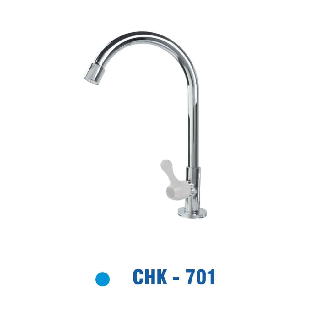 Vòi Rửa Chén Đồng Thau mạ Chrôm KIVA CHK-701