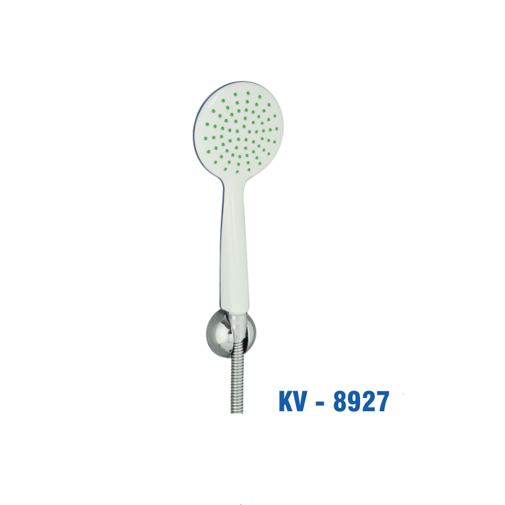 Sen Tắm Nhựa ABS Mạ Crome, Dây Inox 1.4m (Vĩ). KIVA KV-8927