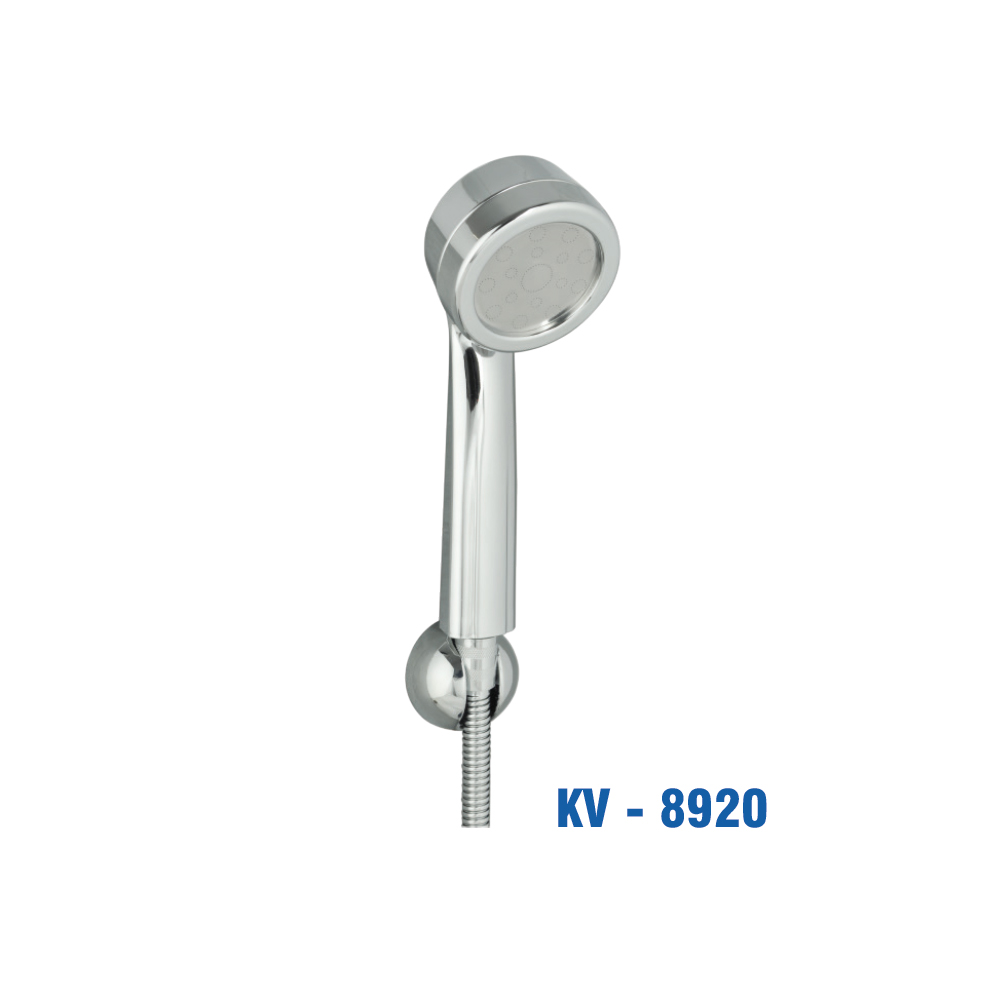 Sen Tắm Nhựa ABS Mạ Crome, Tia Laser, Dây Inox 1.4m (Vĩ). KIVA KV-8920