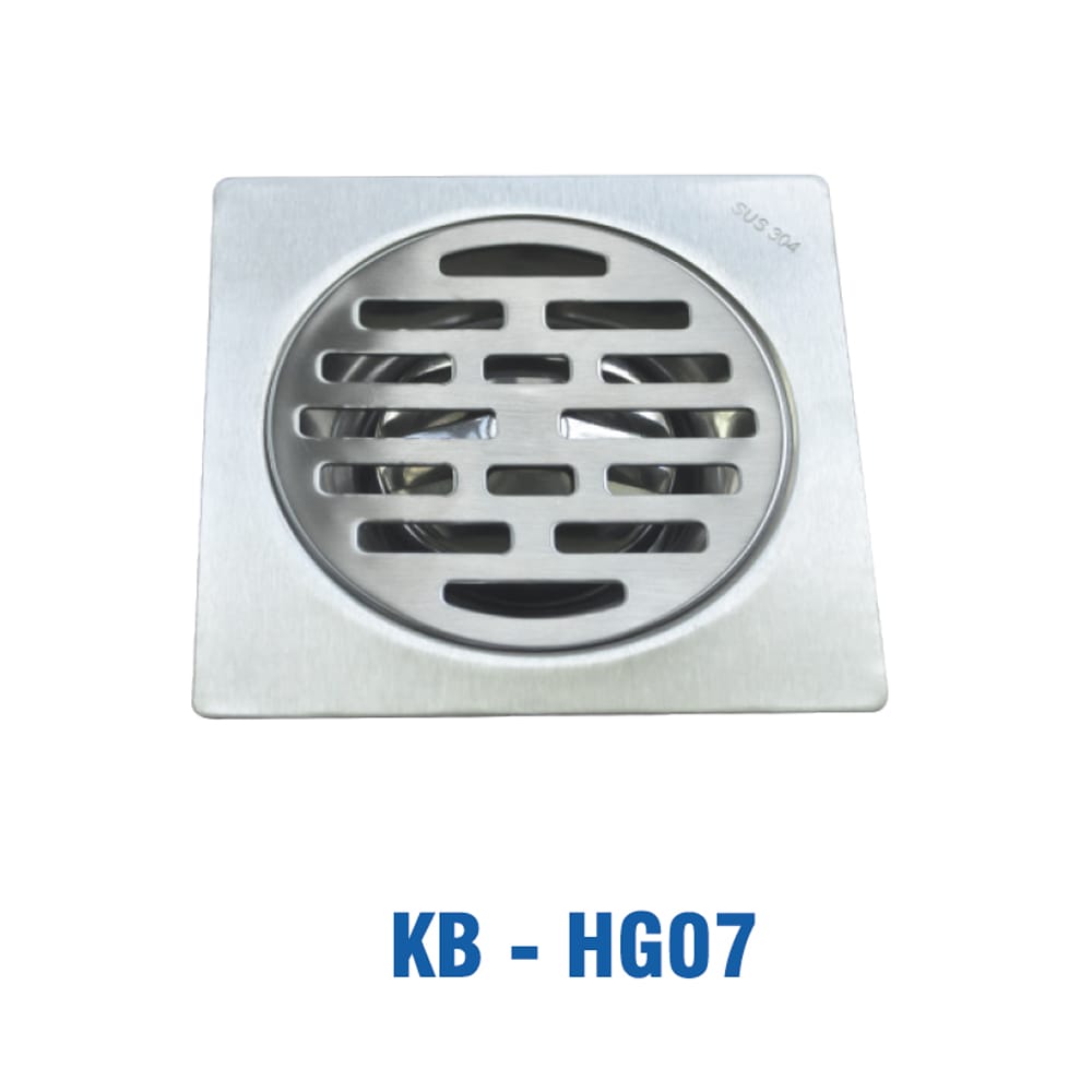 Hố Ga Tròn Inox 304 Dầy, 1T5, Ø 60/90 KIVA KB-HG07