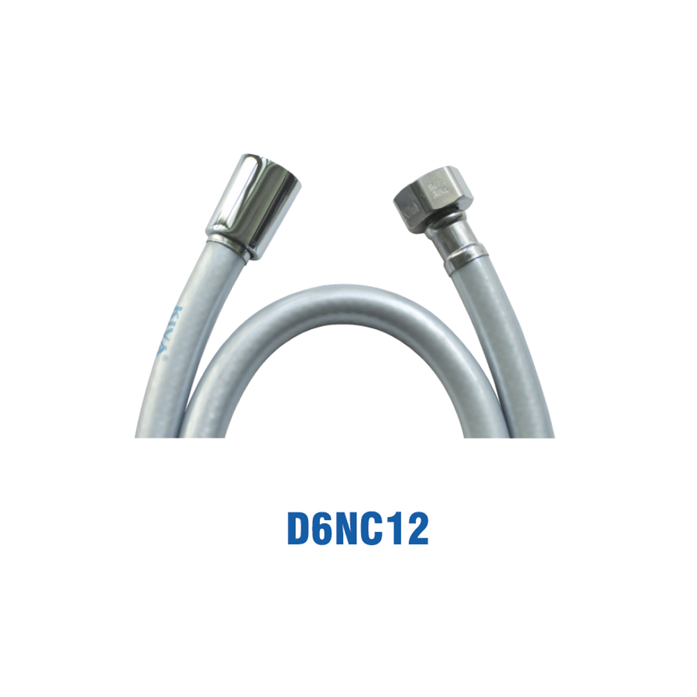 Dây Xịt Nhựa Nhủ Xám, Tán Thau, 1.2m. KIVA D6NC12