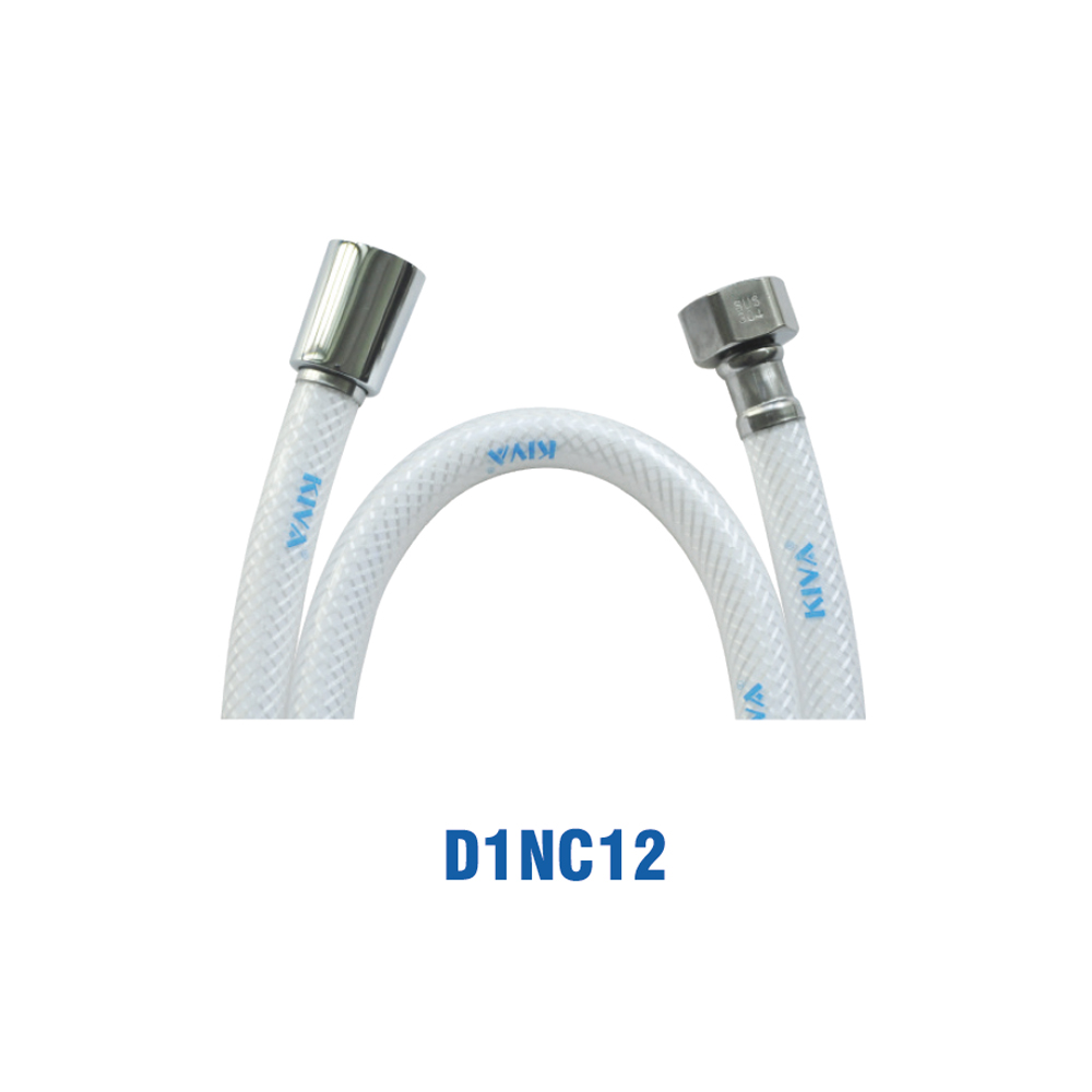 Dây Xịt Nhựa Trắng Trong, Tán Thau, 1.2m. KIVA D1NC12