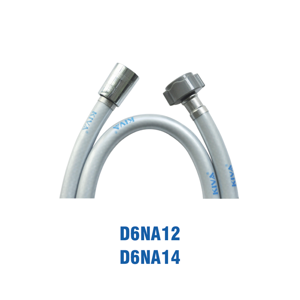 Dây Xịt Nhựa Nhủ Xám, Tán Col Thau, Tán LG Nhựa, 1.4m. KIVA D6NA14